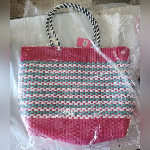 Simply Southern Large Basket Calabash Tote Anchor NWT BENIFITS CHARITY - Picture 5 of 7